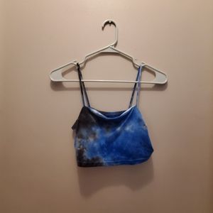 Tie dye crop top tank top